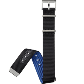 Bracelet Hamilton 20mm Khaki Navy Nato Noir Bleu