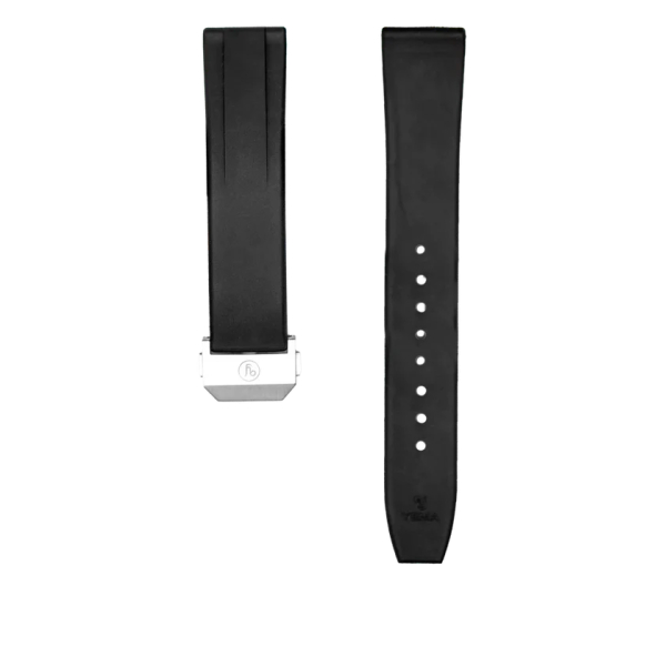 Bracelet Yema FKM Viton® Caoutchouc Noir 20mm