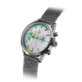 Montre Yema Yachtingraf Croisière Meca-quartz Bracelet Acier