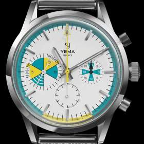 Montre Yema Yachtingraf Croisière Meca-quartz Bracelet Acier