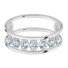 Bague La Brune & La Blonde Hula Hoop Merveilleuse Or Blanc