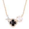 copy of Collier Morganne Bello Friandise Coussin Chaîne Or Blanc Onyx