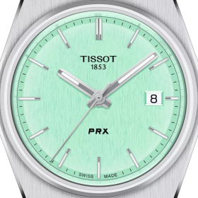 Montre Tissot PRX 35mm Cadran Vert Clair Bracelet Acier