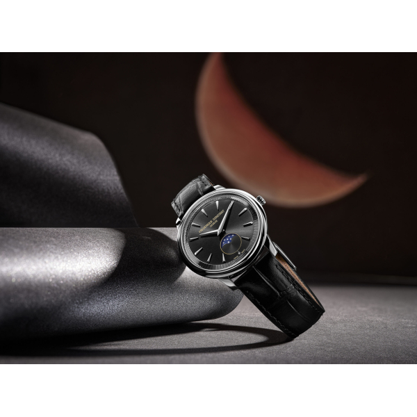 Montre Frederique Constant Classics Moneta Moonphase Cadran noir
