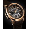 Montre Norqain Wild One 42mm Skeleton Gold Bracelet Caoutchouc Brun