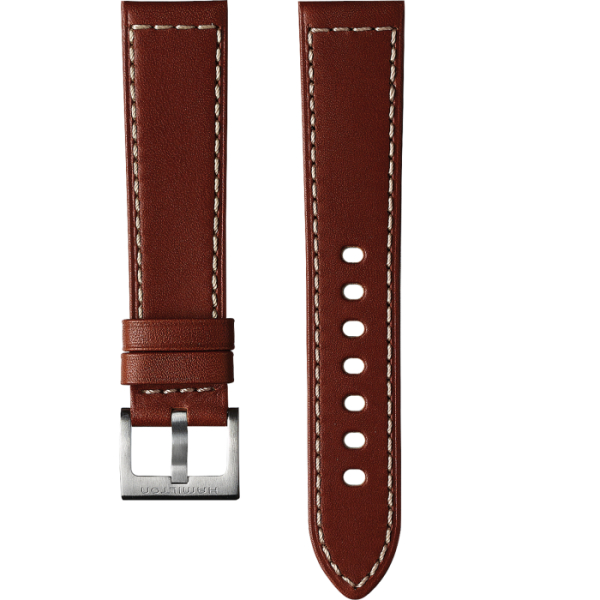 Bracelet Hamilton 20mm Khaki Field Cuir Marron