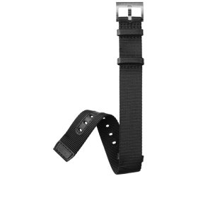 Bracelet Hamilton 20mm Khaki Field Nato Tissu Noir