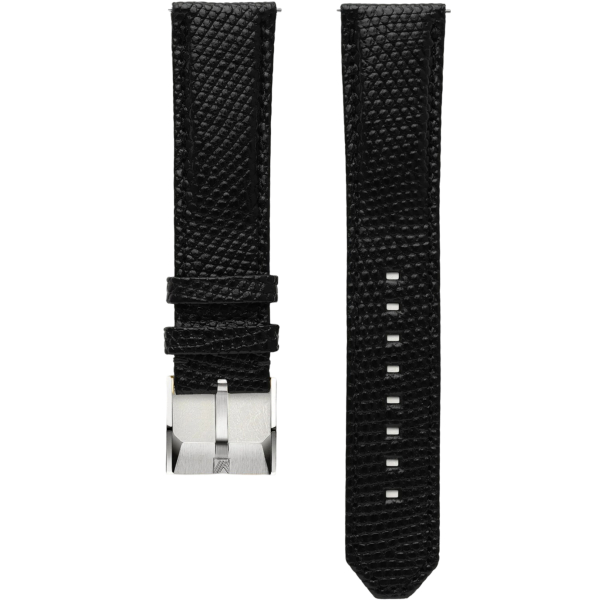 Bracelet March La.B Lézard Noir 20mm