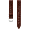 Bracelet March La.B  Alligator Marron 14mm