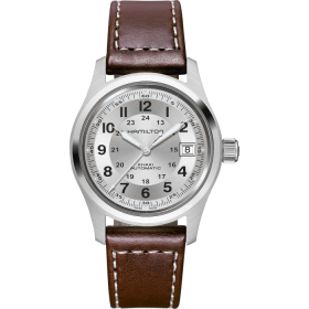 Montre Hamilton Khaki Field Auto cadran argent 38 mm