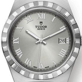 Montre Homme Tudor Royal 38mm Boîtier Acier Cadran Argenté