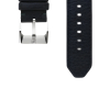 Bracelet March La.B Buffle Perforé Noir 20mm