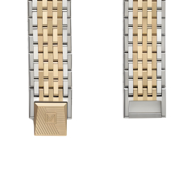 Bracelet March La.B Acier 9 Maillons Bicolore 14mm