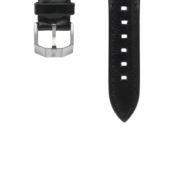 Bracelet March La.B Chevreau Noir 14 mm