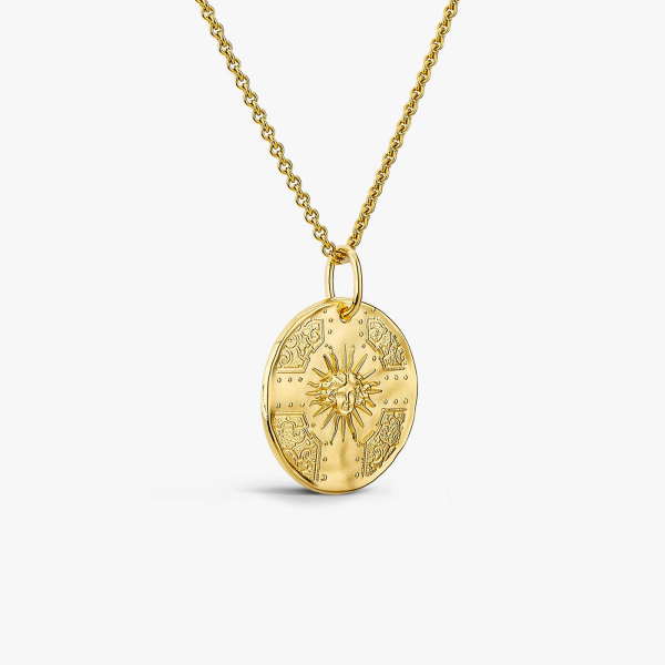 Médaille Arthus Bertand 25mm Roi Soleil Vermeil Satiné