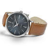 Montre Hamilton Jazzmaster Thinline Auto 40 mm bracelet Marron