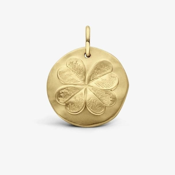 Médaille Arthus Bertand 16mm Trèfle Or jaune