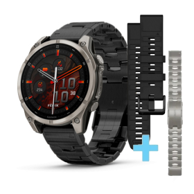 copy of Montre Garmin Fenix 7 Pro Sapphire Solar Edition Carbone Gris DLC Titane Bracelet Noir