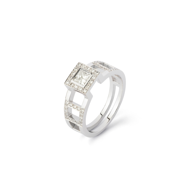 Bague Tom G Or Blanc Diamants 0.91ct