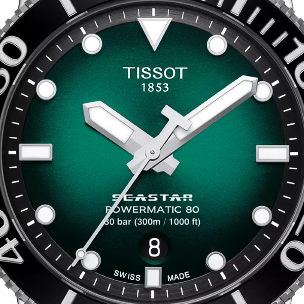 Montre Tissot Seastar 1000 Powermatic 80 Bracelet Acier inoxydable 316L