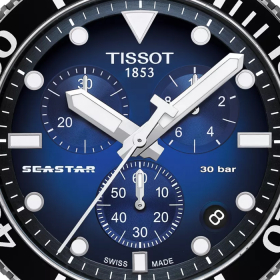 Montre Tissot Seastar 1000 Chronograph Bracelet Acier inoxydable 316L