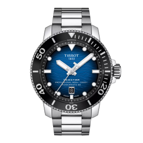 Montre Tissot Seastar 2000 Professional Powermatic 80 Bracelet Acier inoxydable 316L