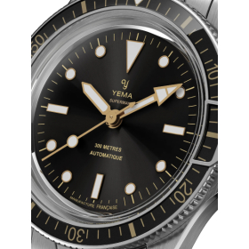 Montre Yema Superman Gilt CMM.10 41mm Cadran Noir