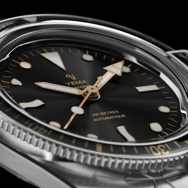 Montre Yema Superman Gilt CMM.10 41mm Cadran Noir
