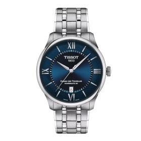 Montre Tissot Chemin des Tourelles Powermatic 80 Cadran Bleu Bracelet Acier