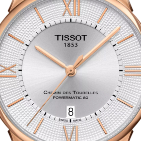 Montre Tissot Chemin des Tourelles Powermatic 80 Bracelet Cuir