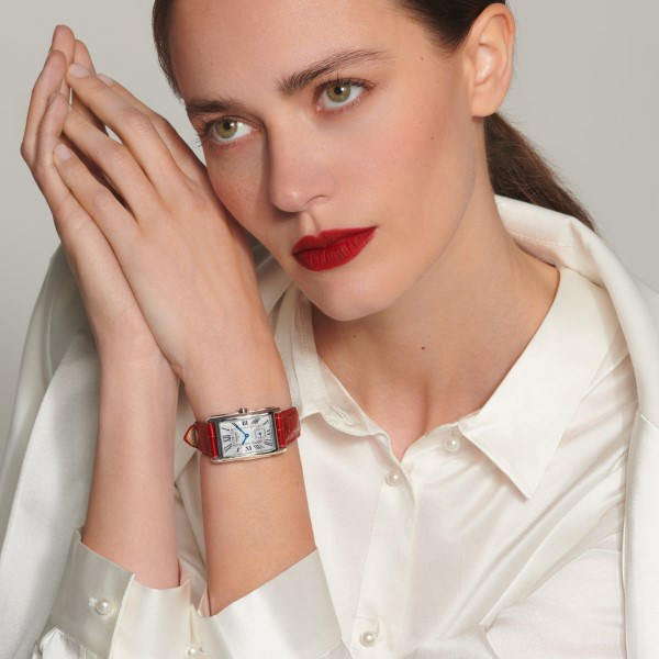 Montre Longines DolceVita Cadran Argenté Bracelet Cuir