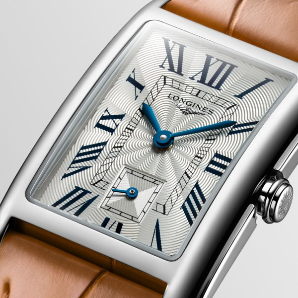 Montre Longines DolceVita Cadran Argenté Bracelet Cuir