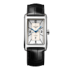 Montre Longines DolceVita Cadran Argenté Bracelet Cuir Noir