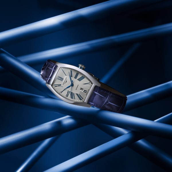 Montre Longines Evidenza Bracelet Cuir Bleu