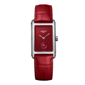 Montre Longines DolceVita Cadran Rouge Laqué Poli