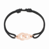 Bracelet Dinh Van Menottes R12 Or Rose sur cordon