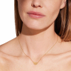 Collier Menottes Dinh Van R8or jaune sur chaîne