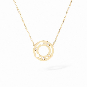 Collier Dinh Van Pulse Or Jaune et diamants
