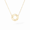 Collier Dinh Van Pulse Or Jaune et diamants