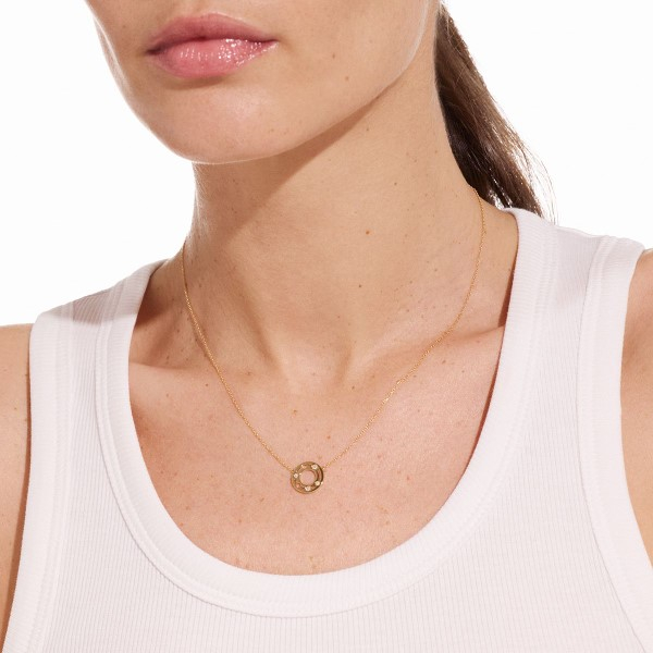 Collier Dinh Van Pulse Or Jaune et diamants