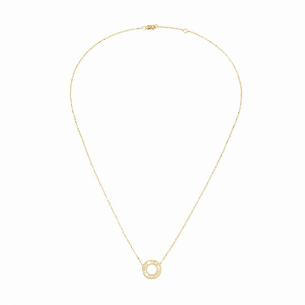 Collier Dinh Van Pulse Or Jaune et diamants