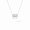Collier Dinh Van Pulse Or Blanc et diamants