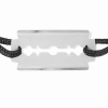 Bracelet Dinh Van Lame de Rasoir grand modèle Or Blanc
