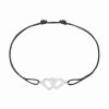 BraceletDinh Van Double CoeursR9Or Blanc Diamants