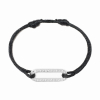 Bracelet sur cordon Dinh Van Maillon L or blanc et Diamants