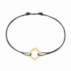 Bracelet Dinh Van sur cordon Impression Petit modèle Or Jaune