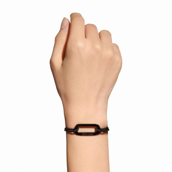 Bracelet sur cordon Dinh Van Maillon XL Argent