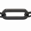 Bracelet sur cordon Dinh Van Maillon XL Titane Noir