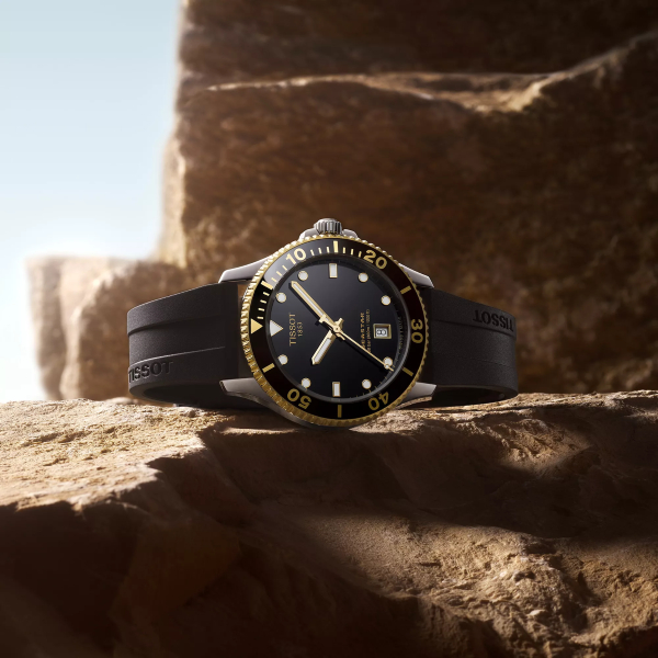 Montre Tissot Seastar 1000 40mm Bracelet Caoutchouc