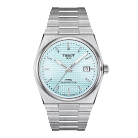 Montre Tissot PRX Powermatic 80 Cadran Bleu Clair Bracelet Acier
